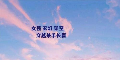 女强 玄幻 架空 穿越杀手长篇